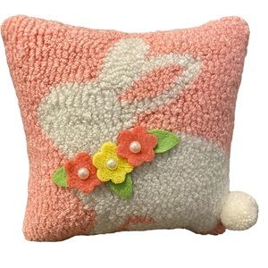 Bunny accent pillow NWT